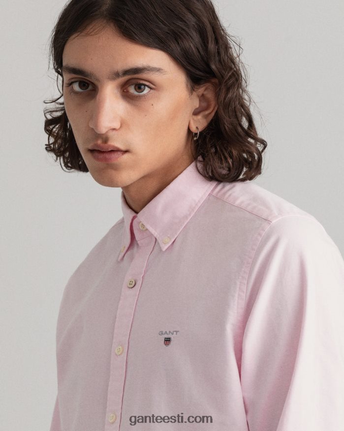 GANT mehed heleroosa slim fit oxfordi särk NBR64N39