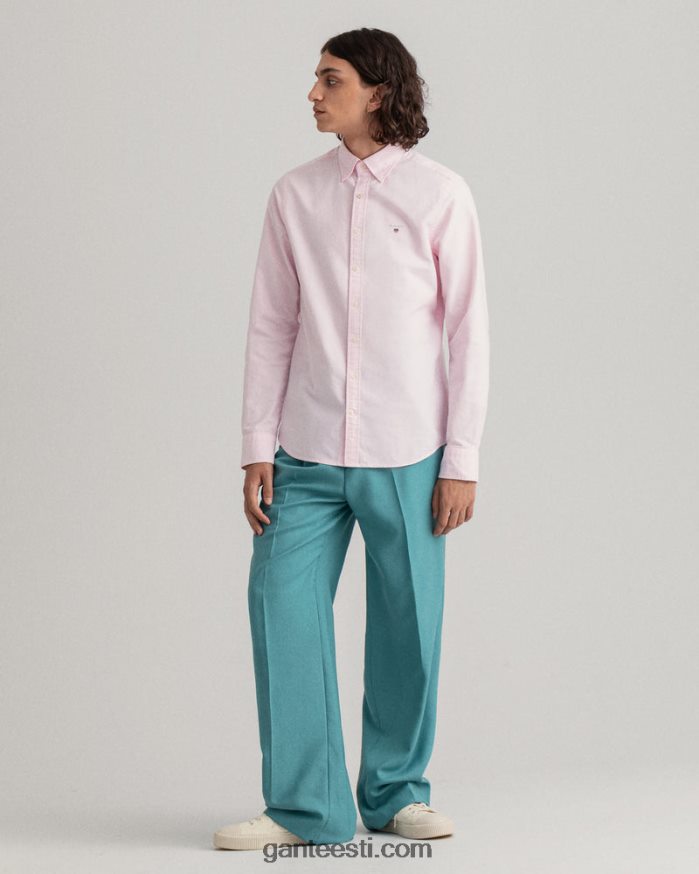 GANT mehed heleroosa slim fit oxfordi särk NBR64N39