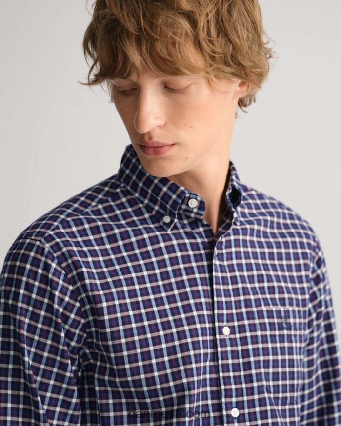 GANT mehed õhtusinine tavalise sobivusega hõlmiktoimse särk NBR64N28