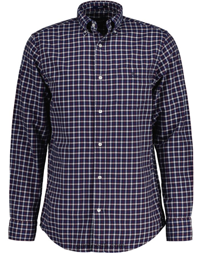 GANT mehed õhtusinine tavalise sobivusega hõlmiktoimse särk NBR64N28