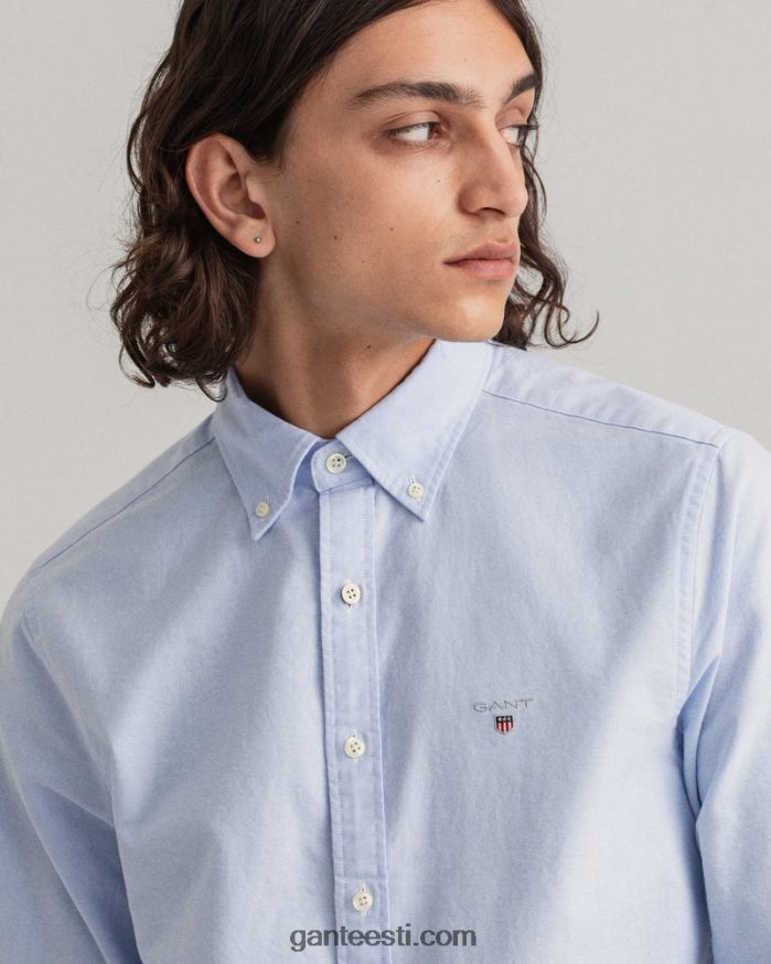 GANT mehed kapri sinine slim fit oxfordi särk NBR64N29