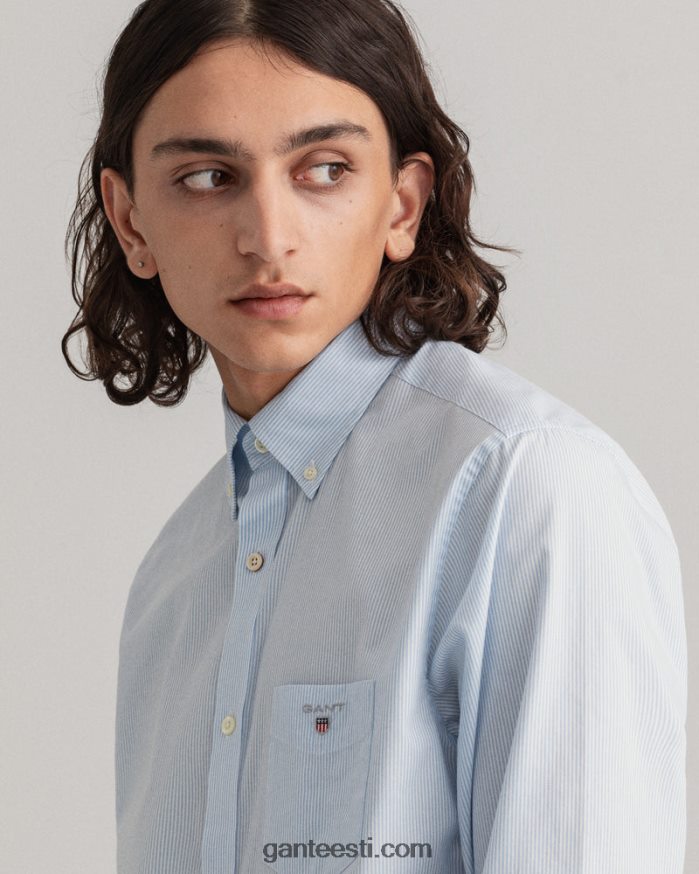 GANT mehed kapri sinine tavaline istuv pankuri riidest särk NBR64N41