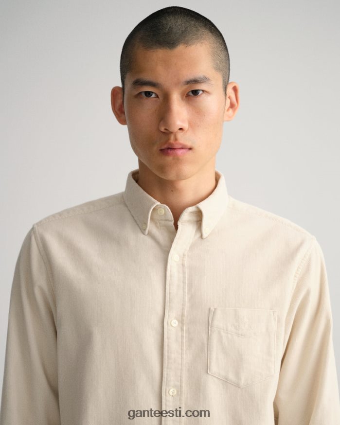 GANT mehed kitt tavalise sobivusega velvetist särk NBR64N52