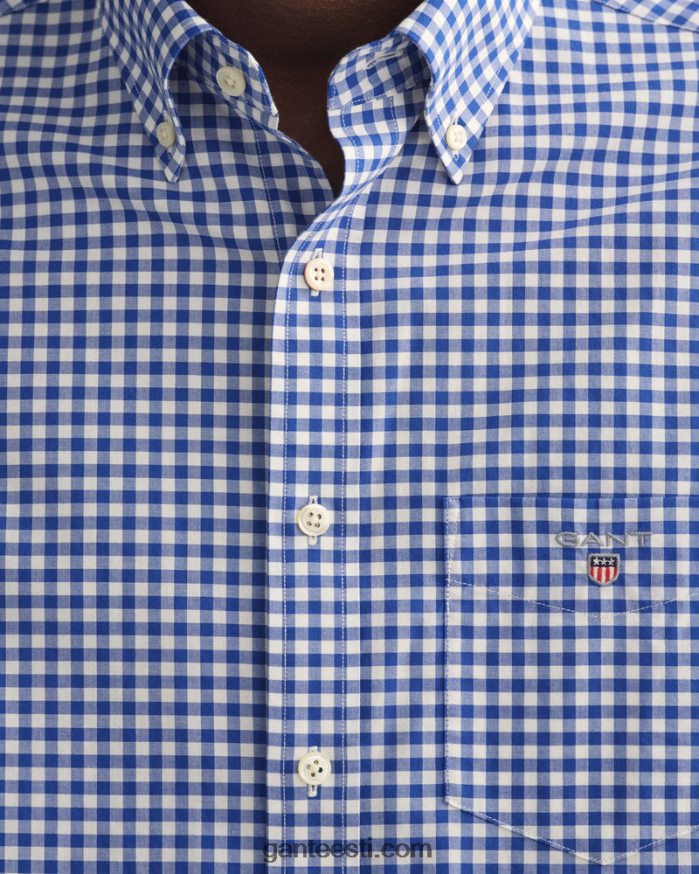 GANT mehed kolledži sinine tavalise sobivusega hõlmikriidest särk NBR64N68