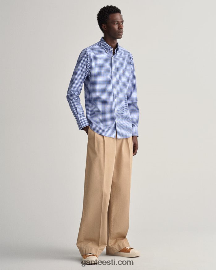 GANT mehed kolledži sinine tavalise sobivusega hõlmikriidest särk NBR64N68