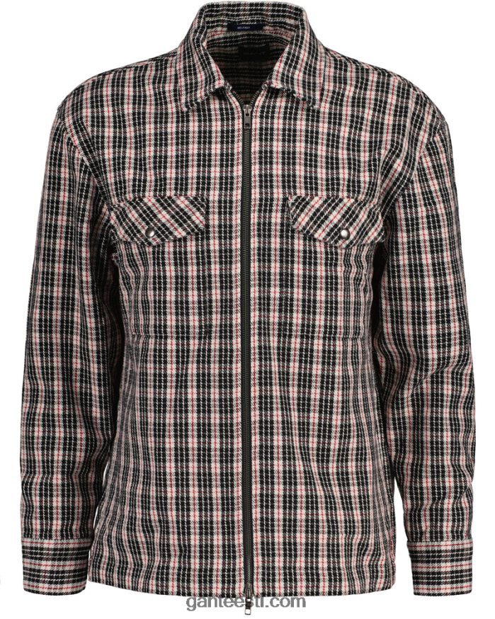 GANT mehed kreem lõdvestunud istuv raske toimse lukuga särk NBR64N22