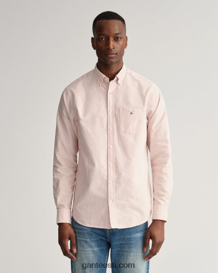 GANT mehed kuldne oranž tavaline fit banker oxfordi särk NBR64N36