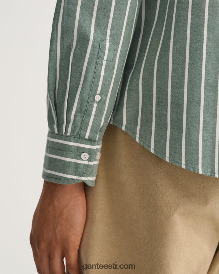 GANT mehed metsaroheline tavalise sobivusega oxfordi laia triibuga särk NBR64N55