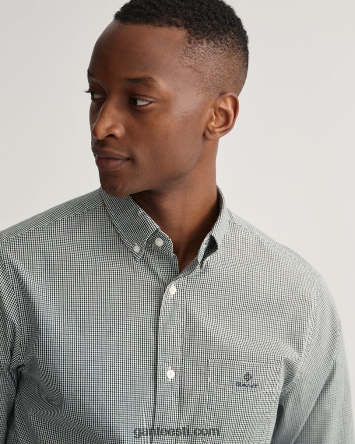 GANT mehed metsaroheline tavalise sobivusega popliinist mikrohõlmiksärk NBR64N42