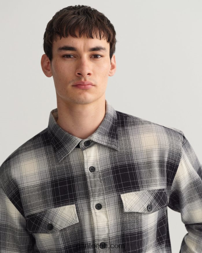 GANT mehed must lõdvestunud istumisnurgaga särk NBR64N17