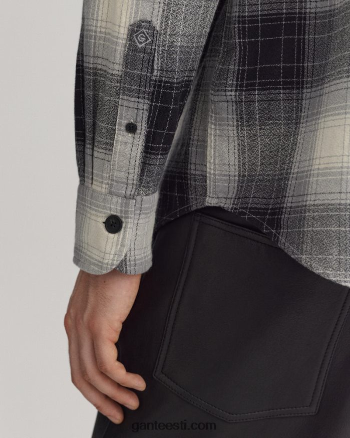 GANT mehed must lõdvestunud istumisnurgaga särk NBR64N17