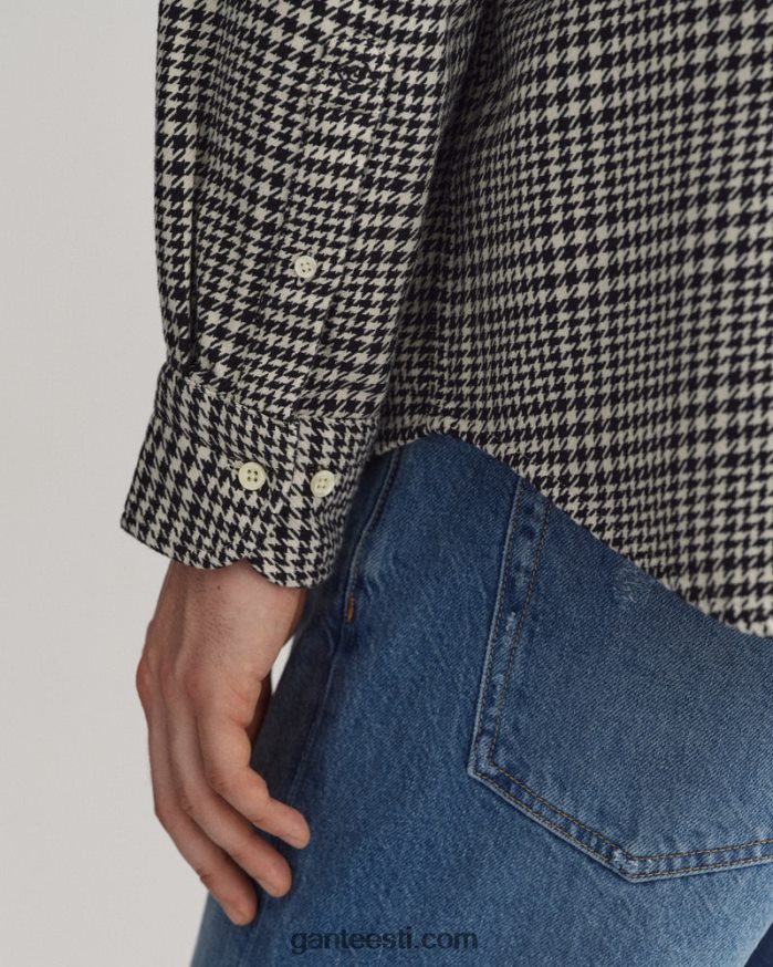 GANT mehed must ülisuur hagijahambuline puuvillane särk NBR64N13