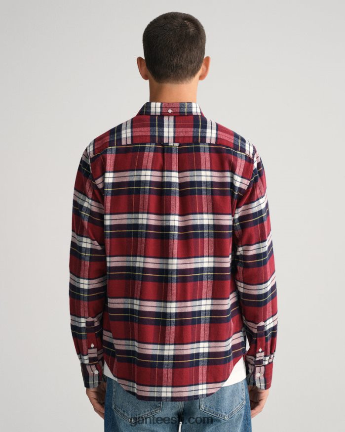 GANT mehed punetav punane tavaline istuv flanellist check-särk NBR64N90