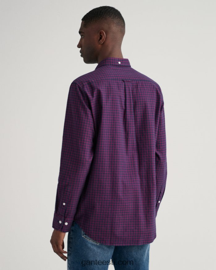 GANT mehed punetav punane tavalise sobivusega jaspe hõlmiksärk NBR64N3