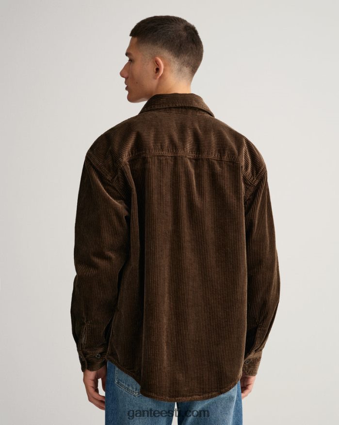 GANT mehed rikkalik pruun velvetist ülesärk NBR64N6