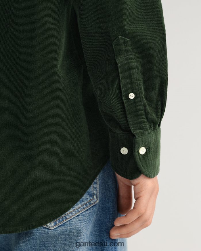 GANT mehed tormiroheline tavalise sobivusega velvetist särk NBR64N8