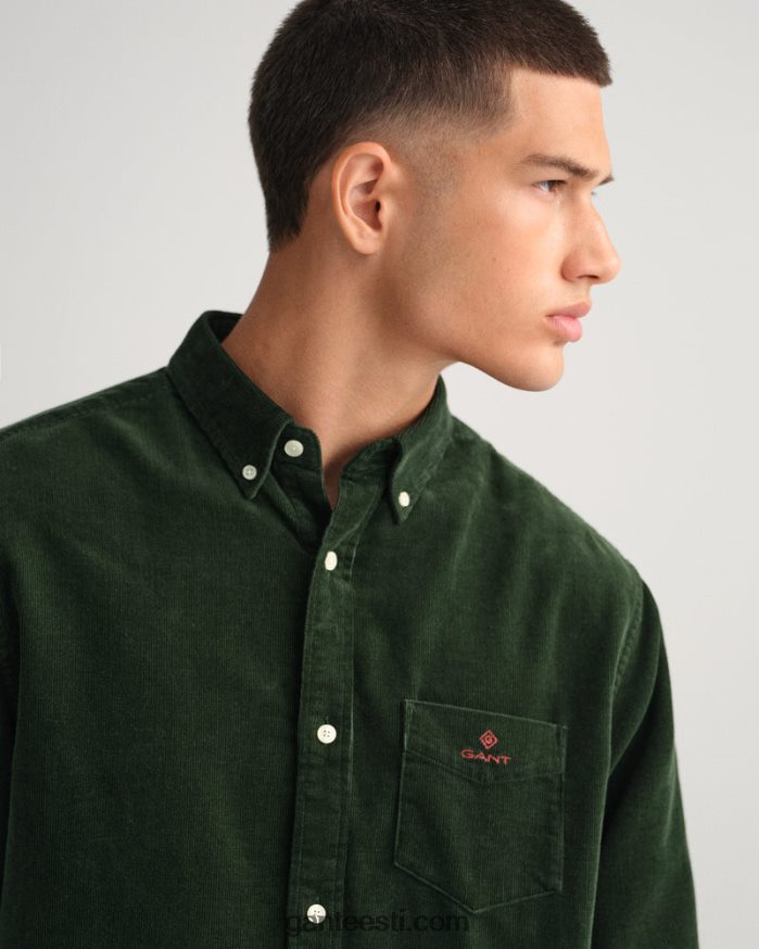 GANT mehed tormiroheline tavalise sobivusega velvetist särk NBR64N8