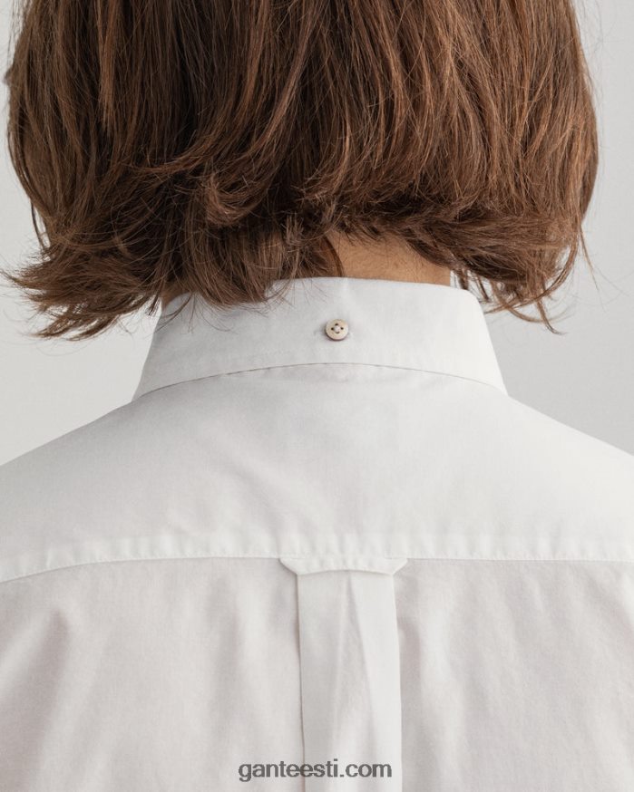 GANT mehed valge tavalisest riidest särk NBR64N65