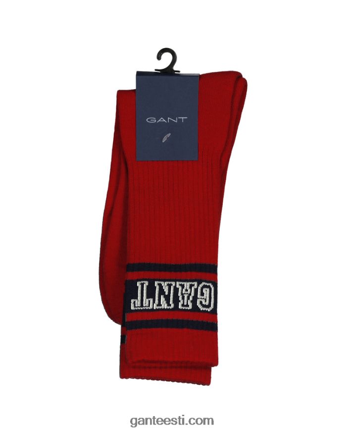 GANT mehed rubiinpunane spordisokid NBR64N522