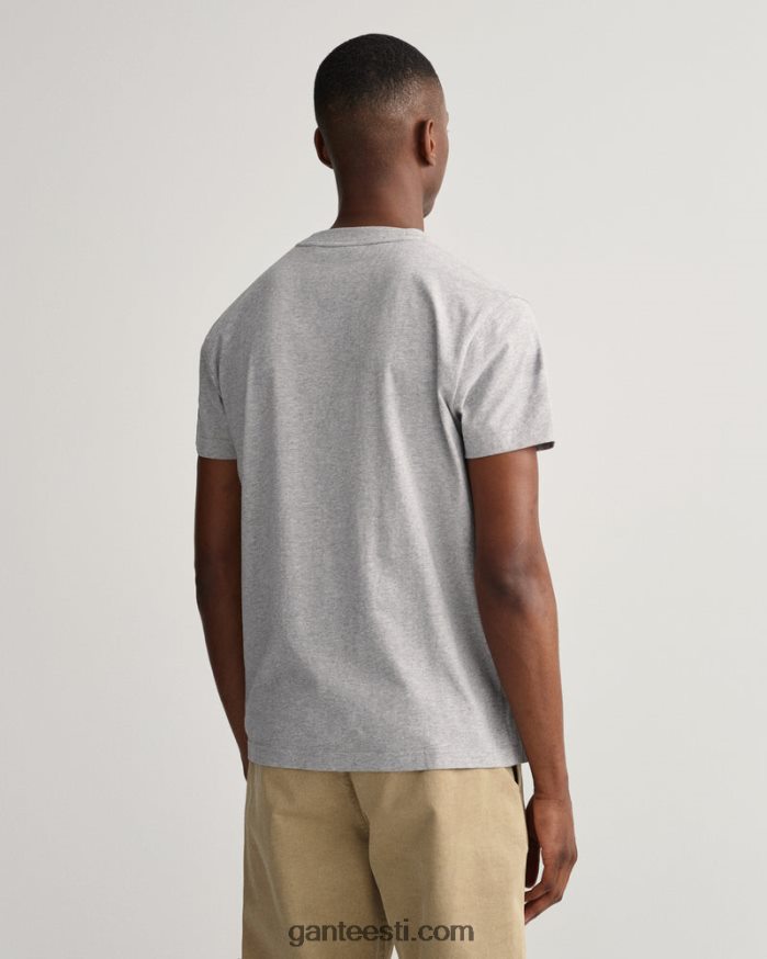 GANT mehed hall melanž crest shield t-särk NBR64N195