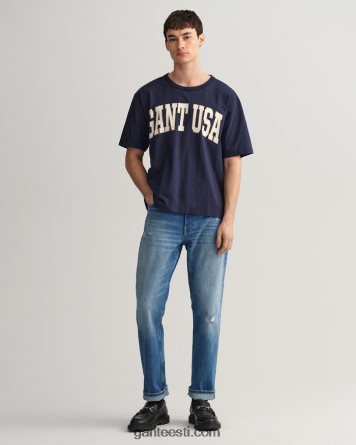 GANT mehed õhtusinine USA graafiline t-särk NBR64N178