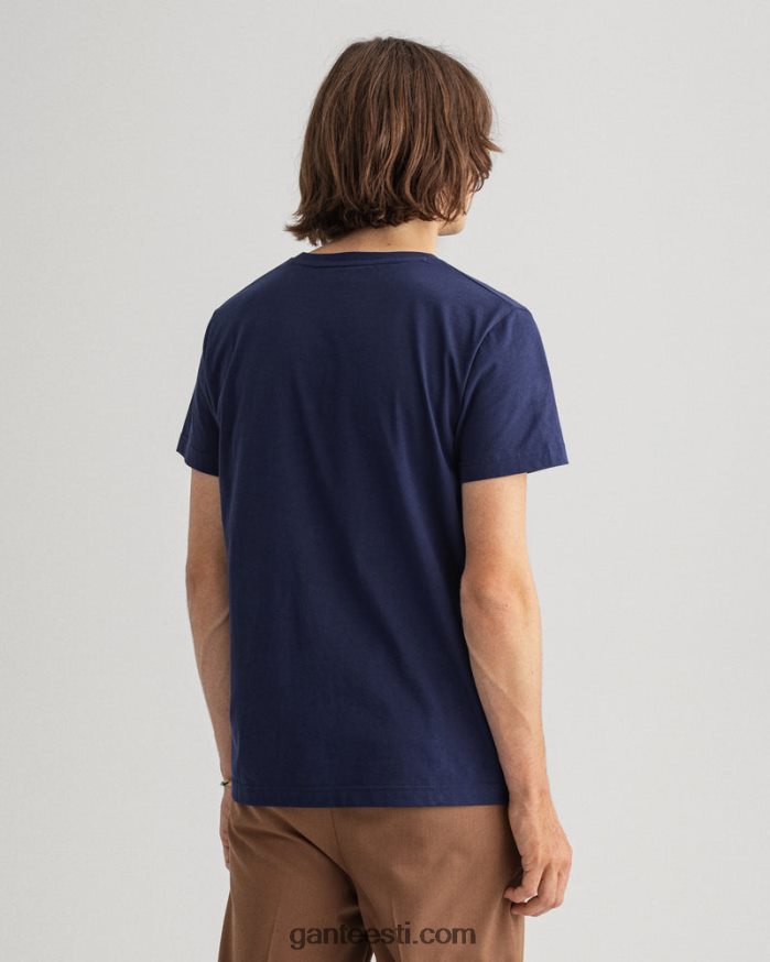 GANT mehed õhtusinine arhiivikilbi t-särk NBR64N141