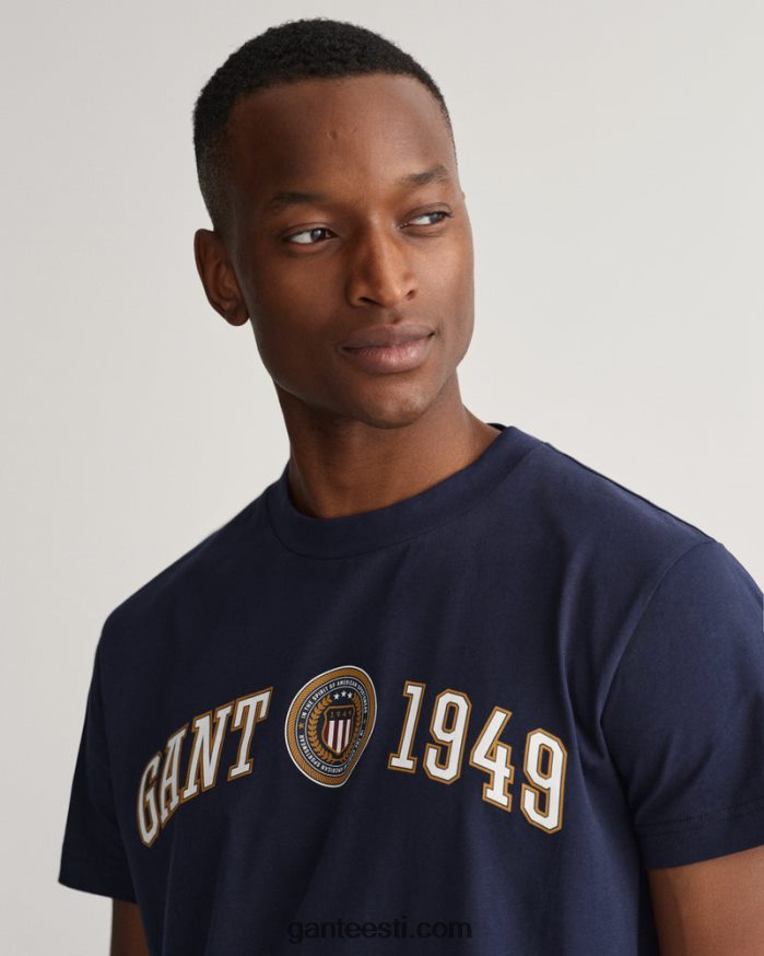 GANT mehed õhtusinine crest shield t-särk NBR64N199