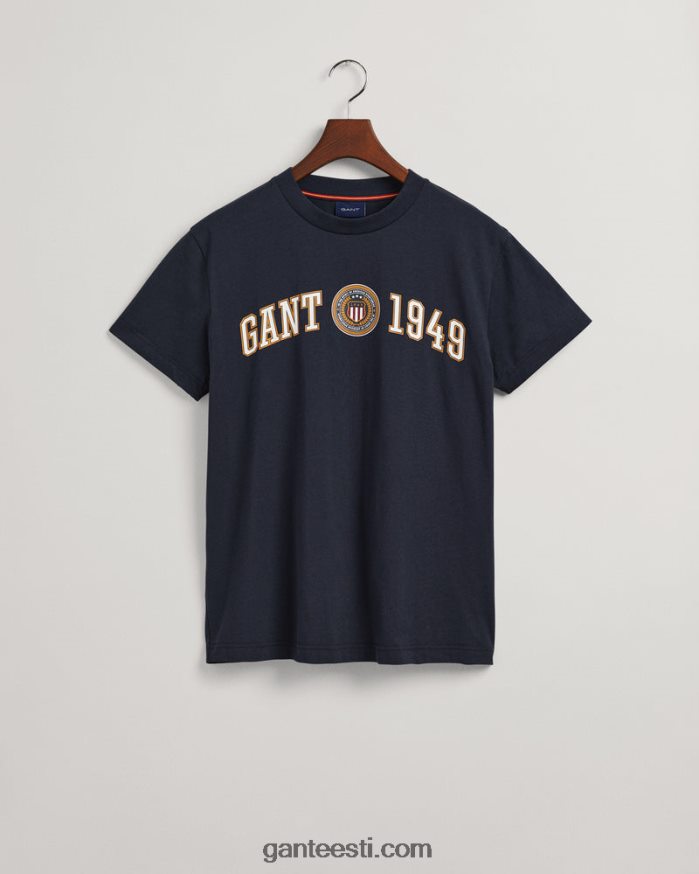 GANT mehed õhtusinine crest shield t-särk NBR64N199