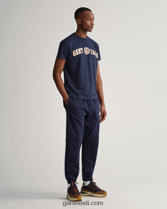 GANT mehed õhtusinine crest shield t-särk NBR64N199