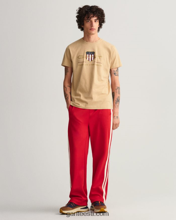 GANT mehed sarapuu beež arhiivikilbi t-särk NBR64N188