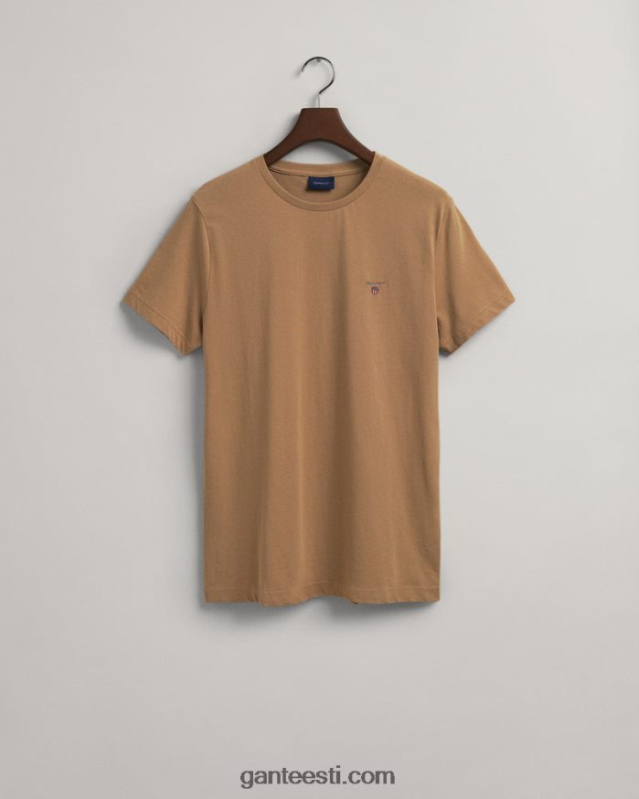 GANT mehed sarapuu beež originaal t-särk NBR64N133