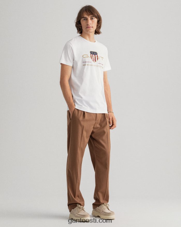 GANT mehed valge arhiivikilbi t-särk NBR64N137