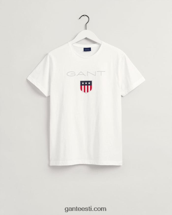 GANT mehed valge kilp t-särk NBR64N142
