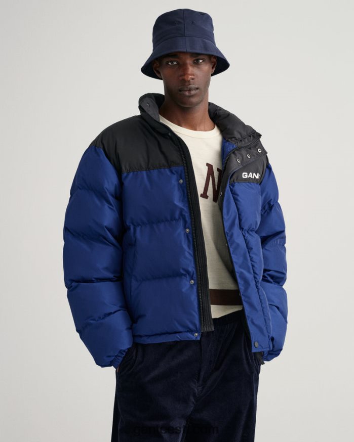 GANT mehed Sügavsinine blokeeritud polsterdatud jope NBR64N367