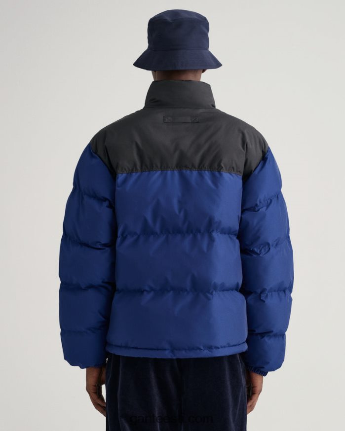 GANT mehed Sügavsinine blokeeritud polsterdatud jope NBR64N367