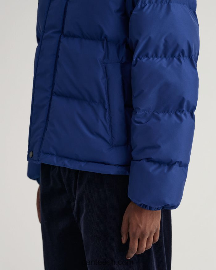 GANT mehed Sügavsinine blokeeritud polsterdatud jope NBR64N367