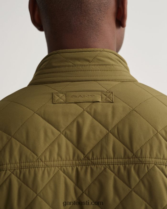 GANT mehed armee roheline tepitud tuulepluus NBR64N393