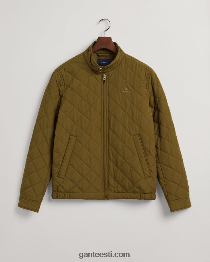 GANT mehed armee roheline tepitud tuulepluus NBR64N393