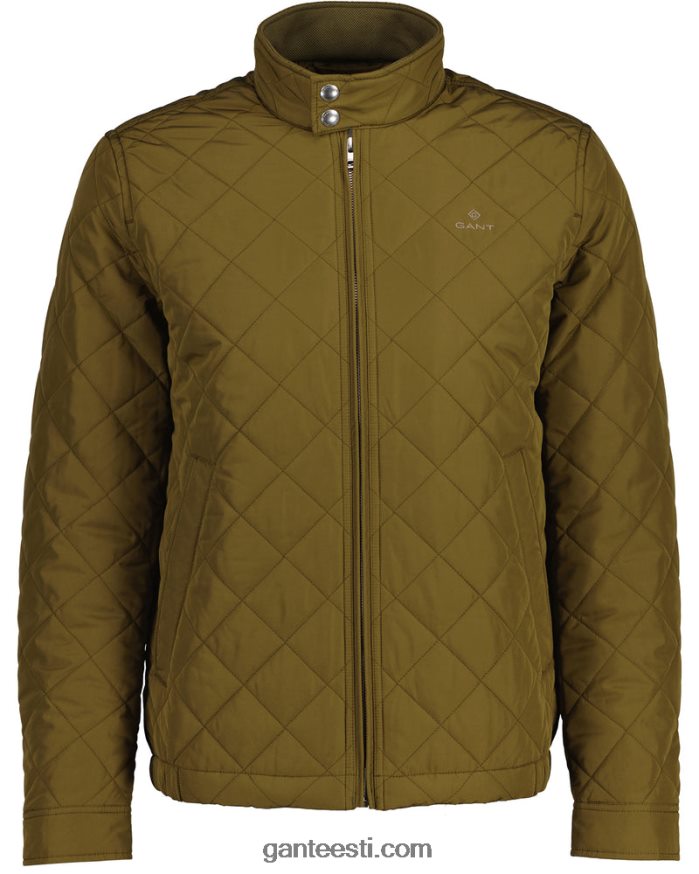 GANT mehed armee roheline tepitud tuulepluus NBR64N393