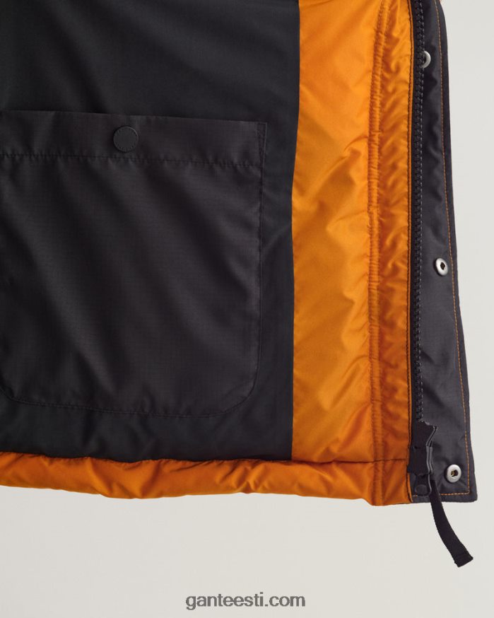 GANT mehed dk sinepi apelsin blokeeritud polsterdatud jope NBR64N369