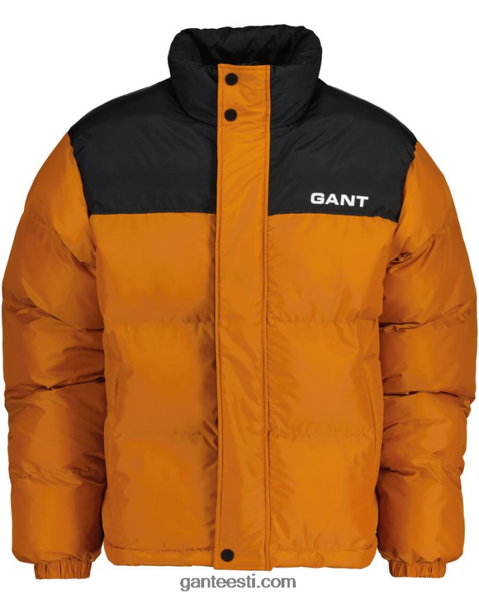 GANT mehed dk sinepi apelsin blokeeritud polsterdatud jope NBR64N369