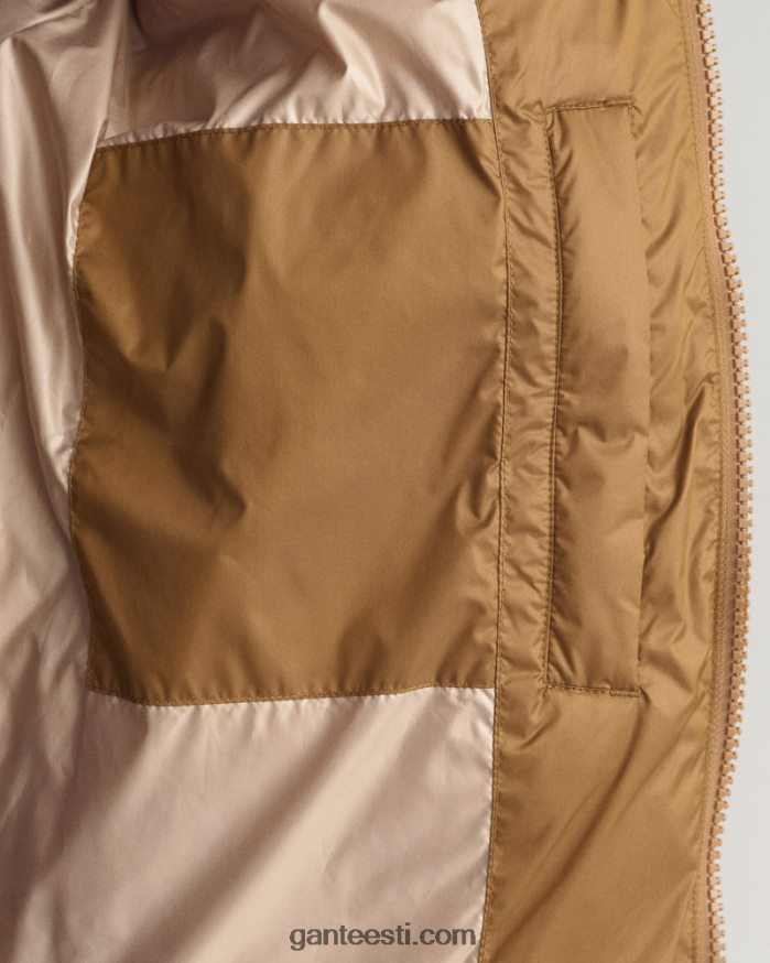 GANT mehed iirisbeež läikiv puhvis jope NBR64N375