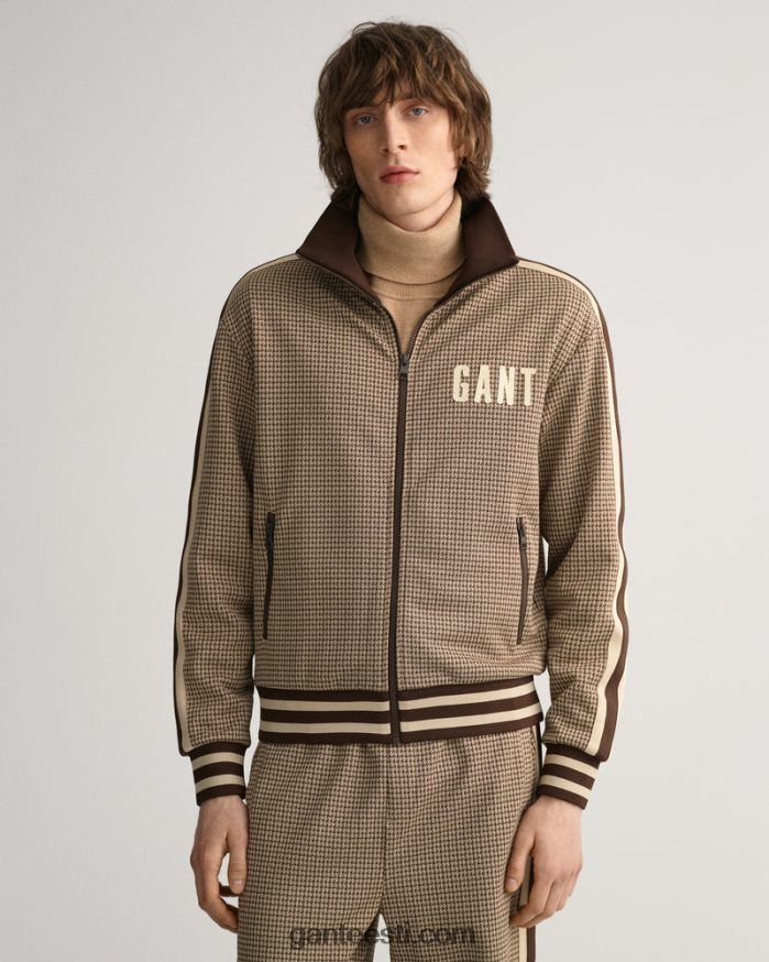 GANT mehed šokolaadipruun houndstooth dressi jope NBR64N378