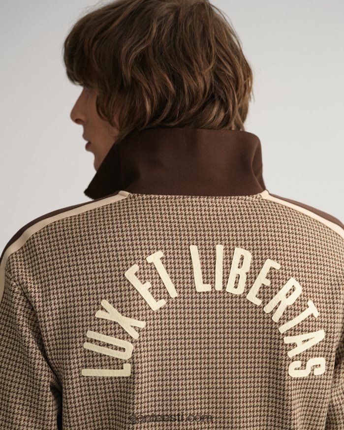 GANT mehed šokolaadipruun houndstooth dressi jope NBR64N378