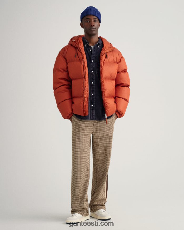 GANT mehed tume ooker läikiv puhvis jope NBR64N380