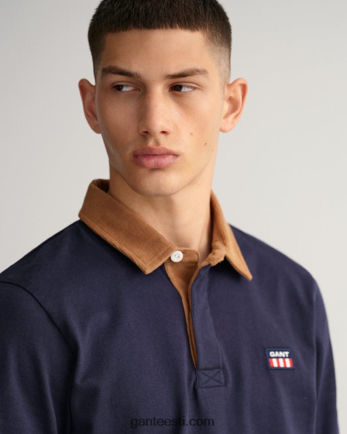 GANT mehed õhtusinine velvetist krae raske vaip NBR64N223