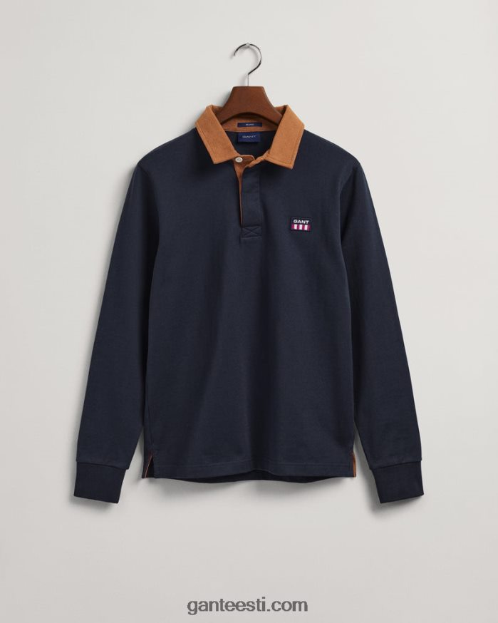 GANT mehed õhtusinine velvetist krae raske vaip NBR64N223