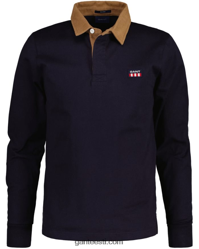 GANT mehed õhtusinine velvetist krae raske vaip NBR64N223