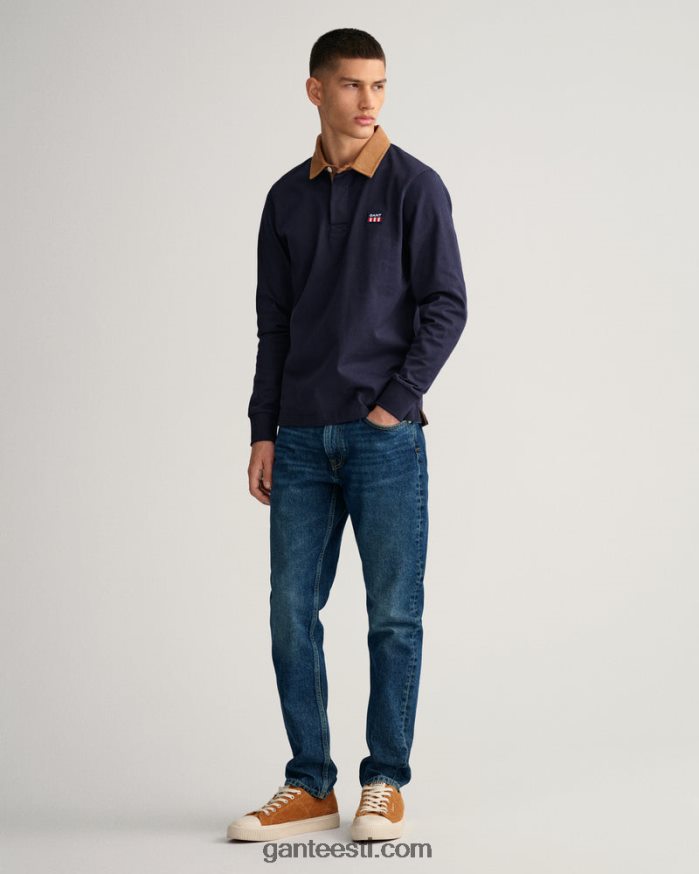 GANT mehed õhtusinine velvetist krae raske vaip NBR64N223