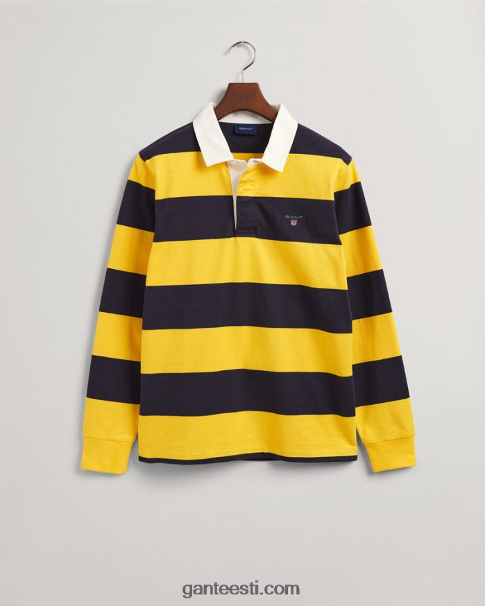 GANT mehed päikesekollane ribatriibuline raske vaip NBR64N219